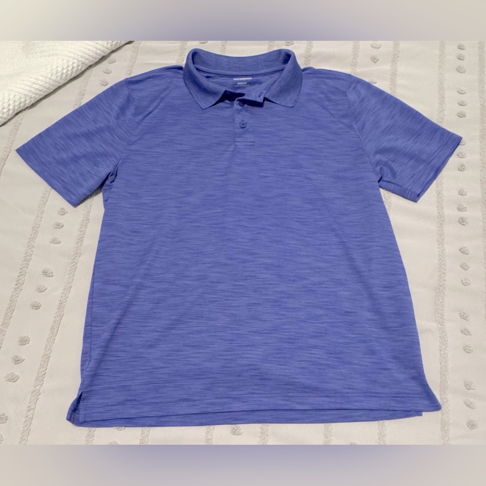 Saddlebred comfort performance men’s button down polo.